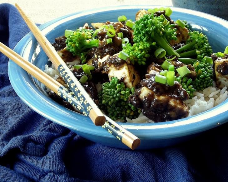 Crispy Tofu with Chinese Black Bean Sauce Recipe